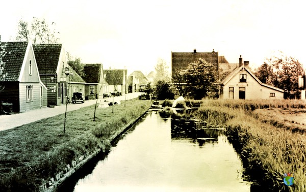 1.Grootschermer - Noordeinde - ingekleurd