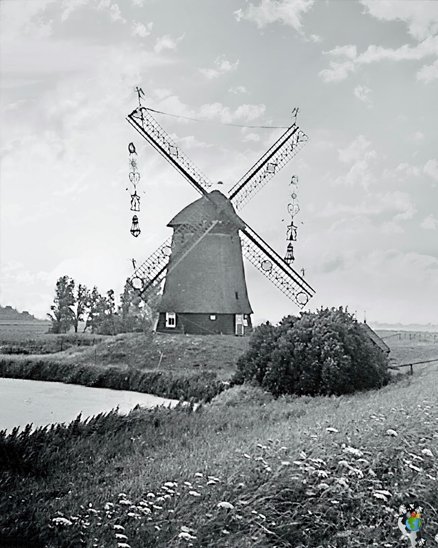2.Bovenmolen G-Zwart Wit = Mooigemaakt