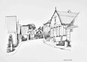 Dorpsgezicht Driehuizen (Tekening 1)