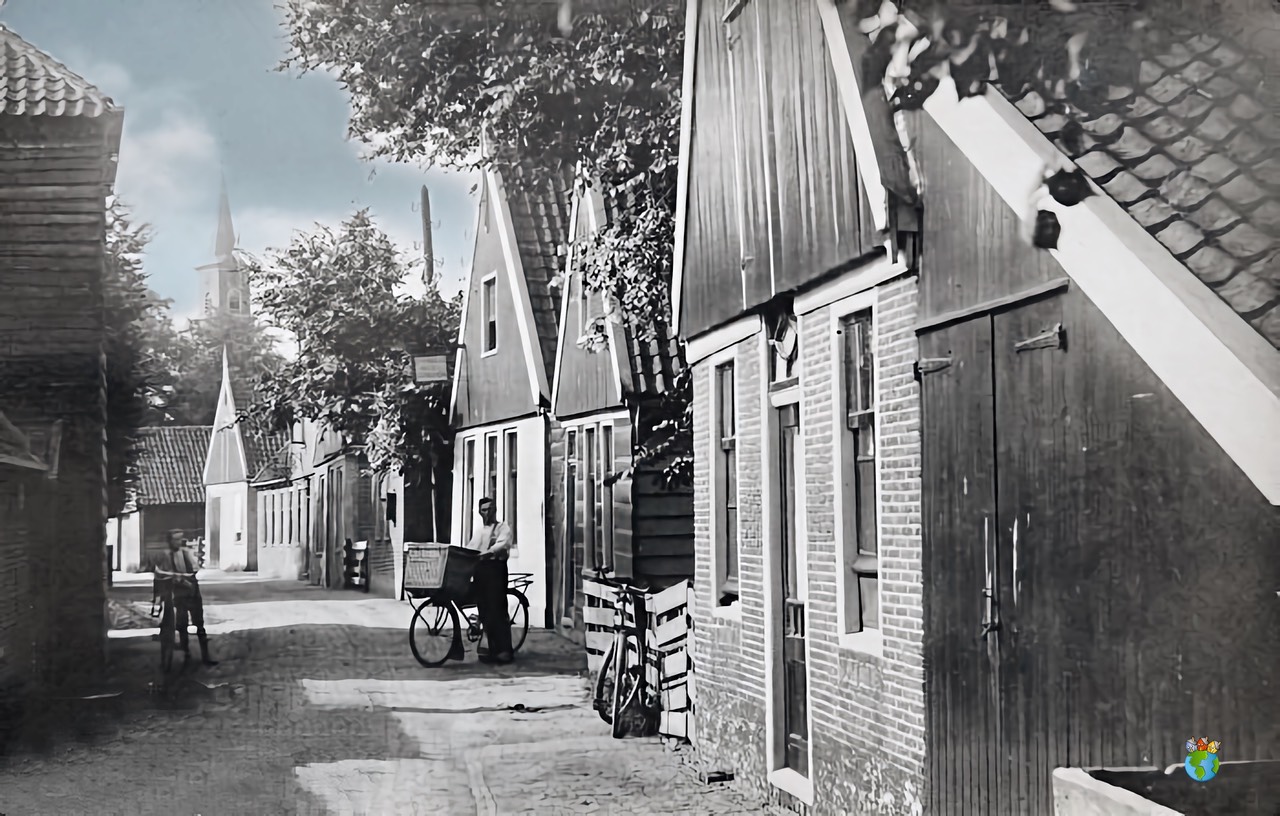 Driehuizen - Rond 1910  04  - Zwart:Wit - High Res