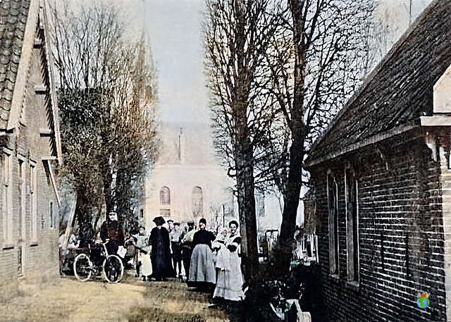 Driehuizen - Rond 1916  06 - Ingekleurd - High Res