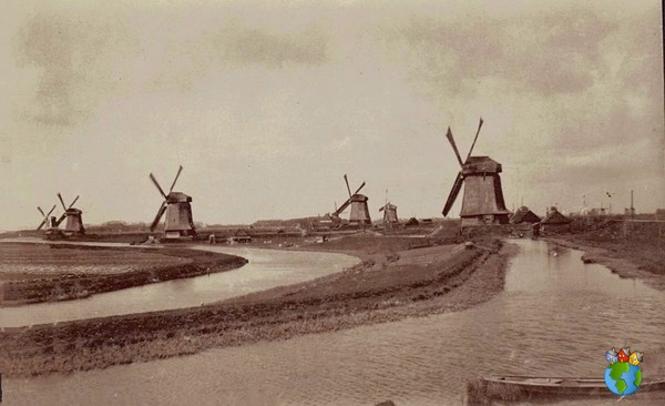 Foto's Schermer Molens - Noorderring 1910-15 - Watermerk
