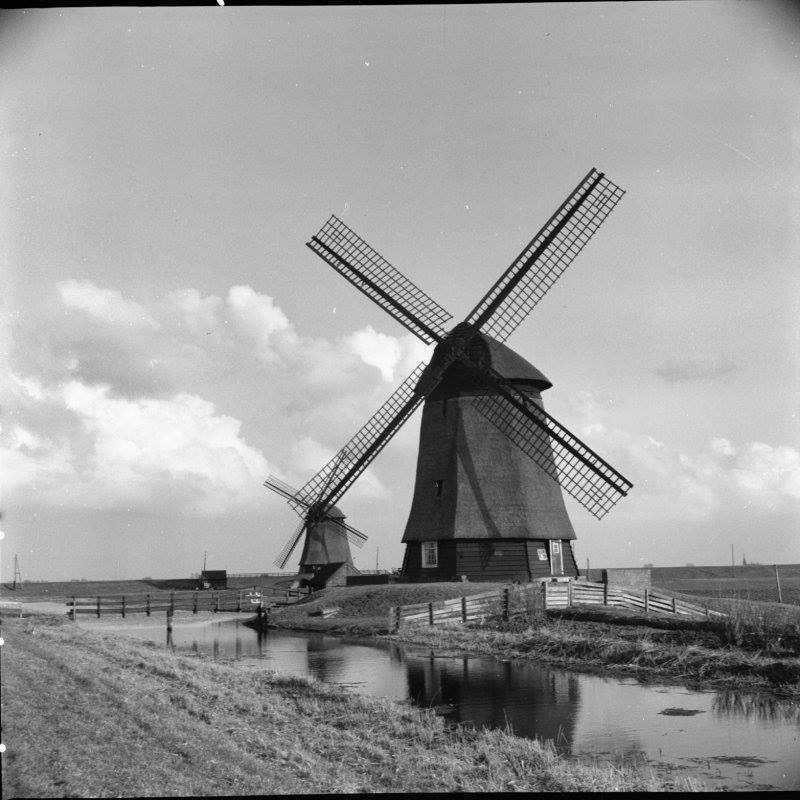 Schermer Molens - Noorderring - Ondermolen D en Bovenmolen E - 1963  01 - Orgineel