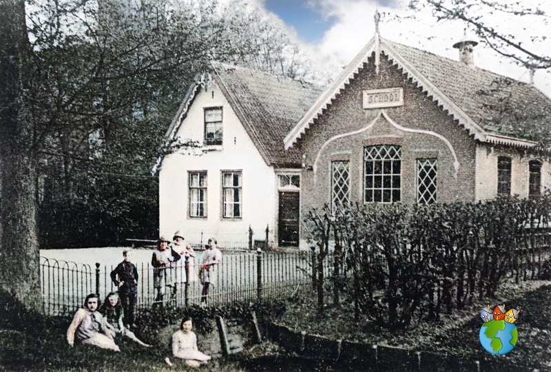 Stompetoren - School 1930 02 - 01-Ingekleurd